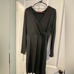 Joe Fresh wrap dress. Dark Grey. Size MEDIUM